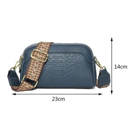 🔥Hot Sale 48% OFF🔥First Layer Cowhide Crossbody Bag Alligator Pattern Women Shoulder Bag for Work