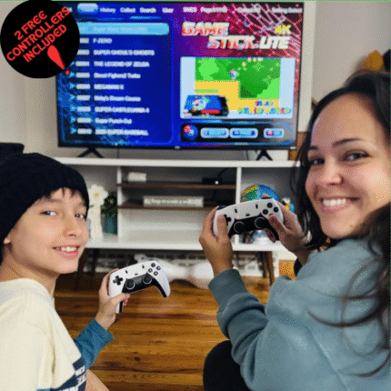 RETROPRO™️ GAMING CONSOLE + 60,000+ LICENSED GAMES (2 Free Controllers Included)