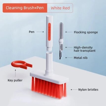 (🔥Hot Sale NOW- SAVE 47% OFF)5 in 1 Keyboard Cleaning Brush Kit(BUY 2 GET 2 FREE NOW)