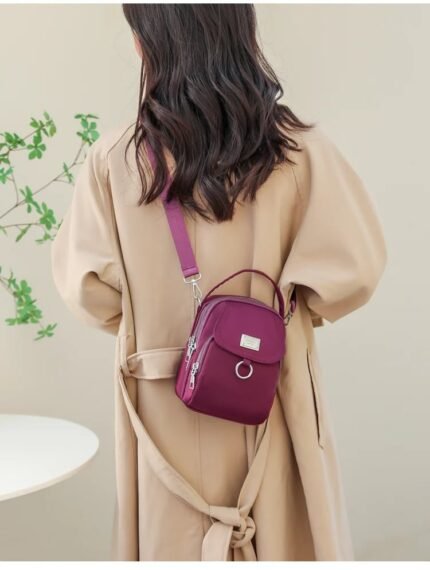 Waterproof Women Crossbody Bag Elegant Oxford Messenger Bags Simple for Work(Add 3pcs to your shopping cart)