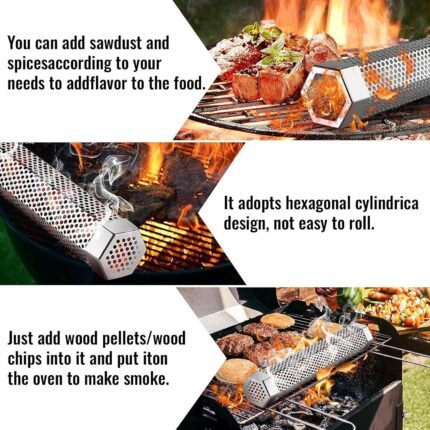 (49% OFF) - 🔥12" Pellet Smoker Tube for All Grill or Smoker
