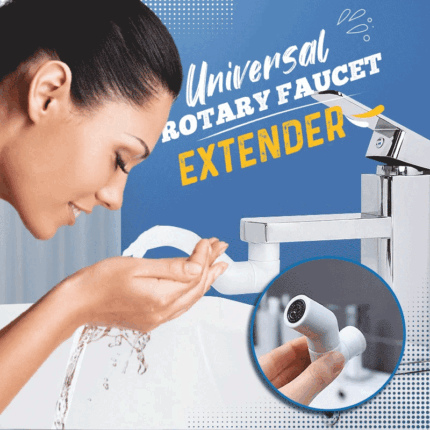 Universal rotary faucet extender