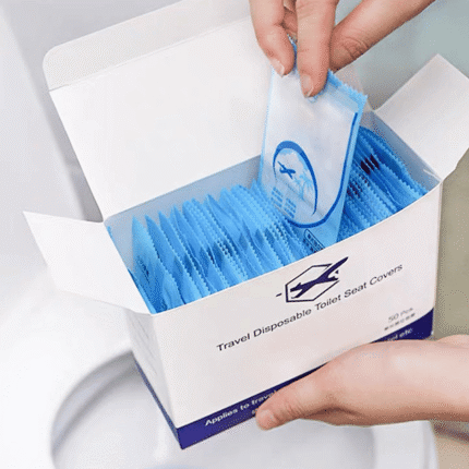 🔥SUMMER HOT SALE - 48% OFF🔥Biodegradable Disposable Plastic Toilet Seat Cover(50PCS/SET)