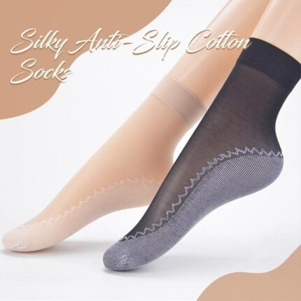 🔥- Silky Anti-Slip Socks